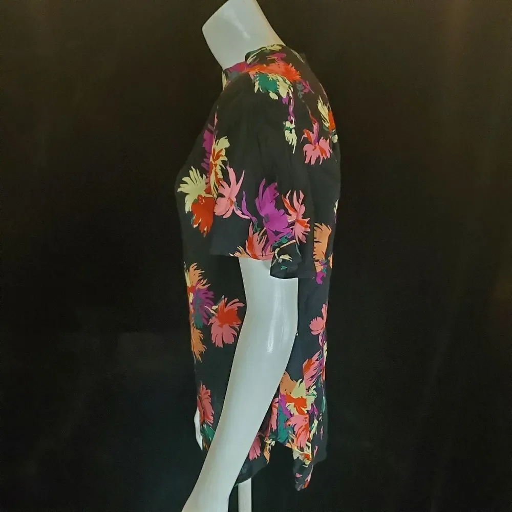 Anthropologie Maeve Bella Choker Floral Top (S) - Picture 3 of 7